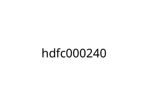 hdfc000240