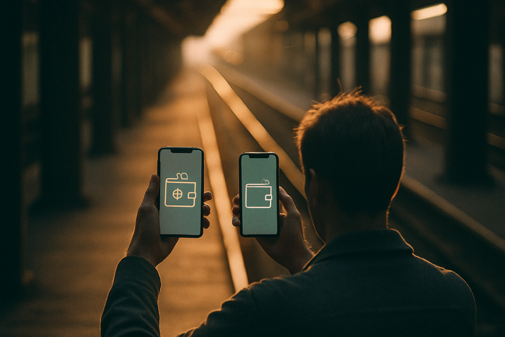 transfer crypto between wallets