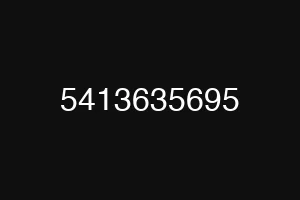 5413635695