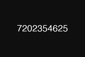7202354625