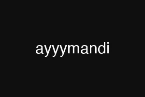 ayyymandi