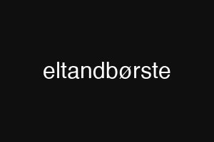 eltandbørste