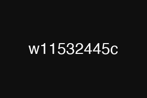 w11532445c