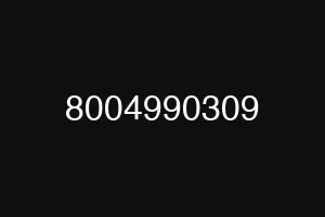 8004990309