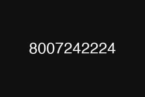 8007242224