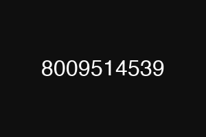8009514539