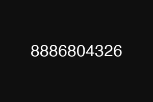 8886804326