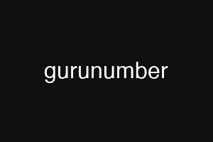 gurunumber