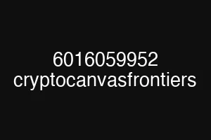 6016059952 cryptocanvasfrontiers